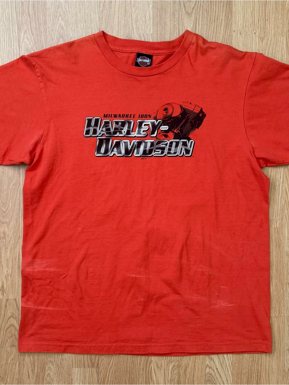 Vintage 2005 Harley-Davidson Space Coast Palm Bay Eagle T-Shirt XL USA Y2K